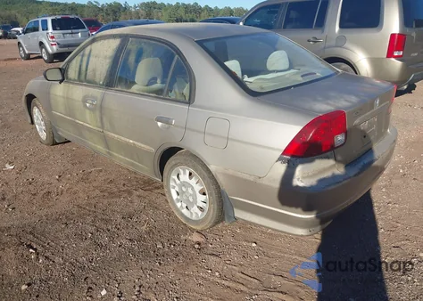 2004 Honda Civic Lx from USA, damaged, VIN 2HGES16534H510323